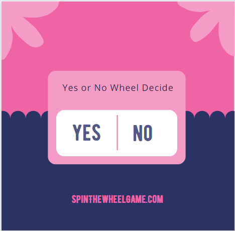 Yes or No Wheel Decide