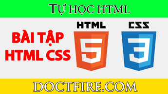 Học HTML CSS – Bài tập HTML & CSS